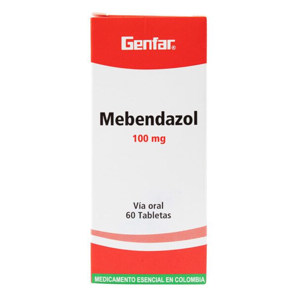 Mebendazol 100 Mg 60 Tabletas Gf - Imagen 2