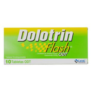 Dolotrin Flash 325 Mg 10 Tabletas