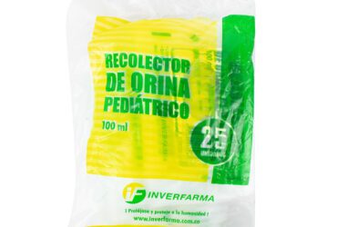 Recolector Orina Pediátrica Bolsa Invisible 25 Unidades