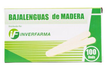 Bajalenguas De Madera Inverfarma 100 Uds
