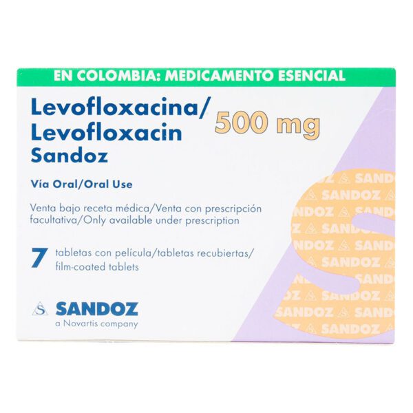 Levofloxacino 500 Mg 7 Tabletas Sz - Imagen 2