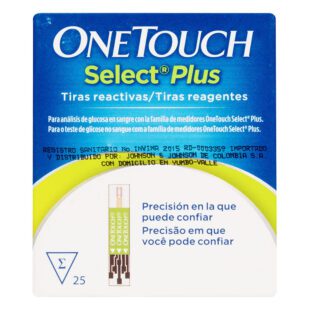 One Touch Tiras Select Plus 25 Uds