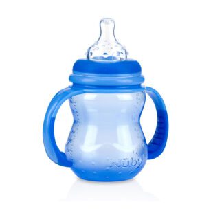 Biberón Nuby 2 Etapas 240 Ml Con Ojos
