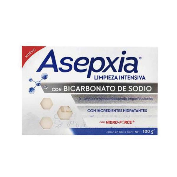 Jabón Asepxia Bicarbonato 100 Gramos - Imagen 2