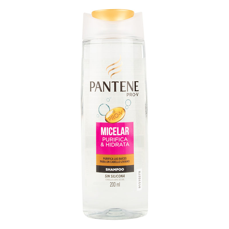 Shampoo Pantene Micelar Purifica Y Hidrata 200 Ml