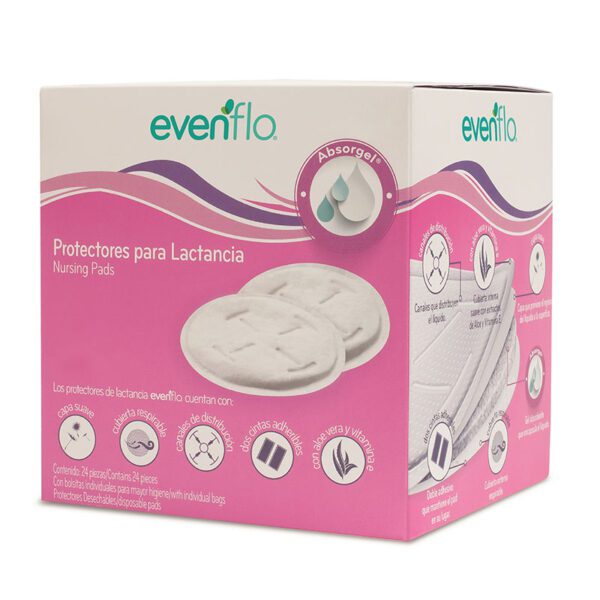 Protectores Lactancia Evenflo 24 Unidades - Imagen 2