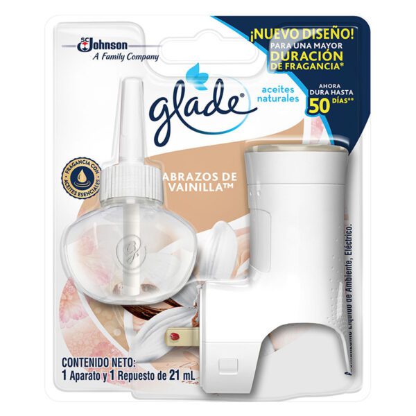 Ambientador Glade Vainilla + Unidad Eléctrica Precio Especial
