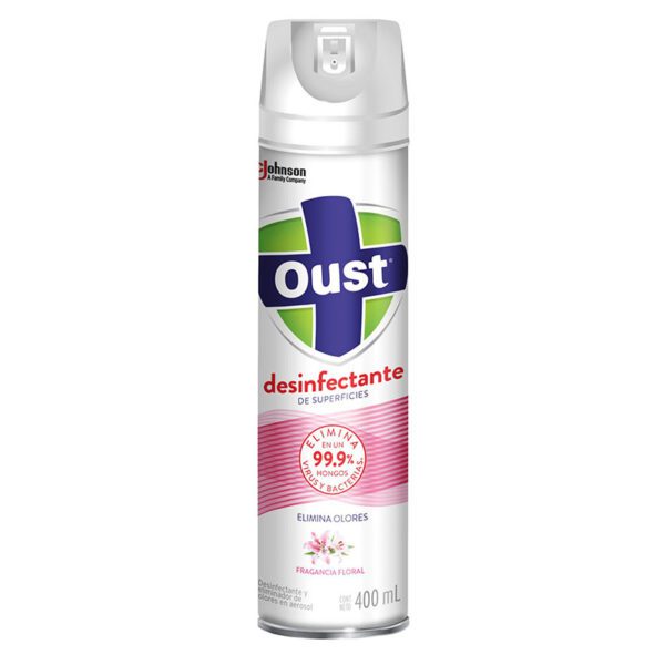 Desinfectante Oust Floral Spray 400 Ml