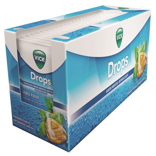 Vick Mentol Drops 24 Sbs 5 Pastillas - Imagen 2