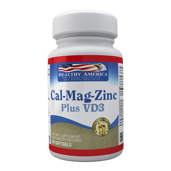 Cal-Mag-Zinc Plus Vd3 90 Softgels Iva - Imagen 2