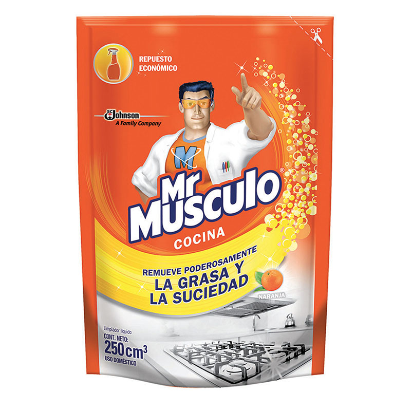 Mr Músculo Cocina Naranja 250 Ml Doypack