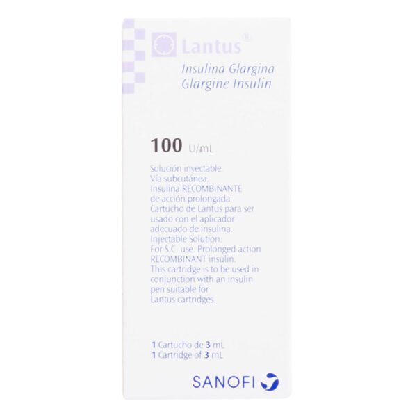 Lantus Cartucho 3 Ml 100 U.I.(R)(P)31321 - Imagen 2