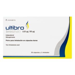 Ultibro Breezhaler 50Mg 30 Cápsulas (A)(3%+)(Pae)