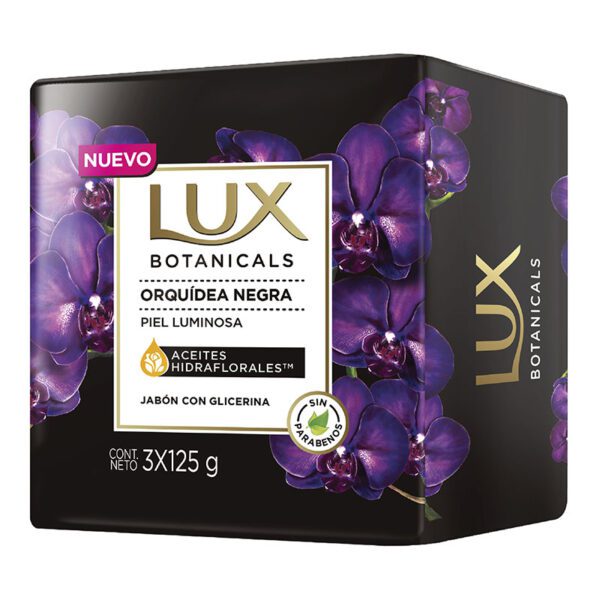 3 Jabones Lux Orquidea Negra 125 Gramos - Imagen 2