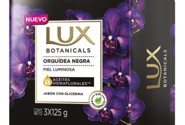 3 Jabones Lux Orquidea Negra 125 Gramos