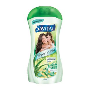Shampoo Savital Colágeno Y Sábila 550 Ml