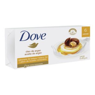 Jabón Dove Óleo De Argán 90 Gr  3 Unidades