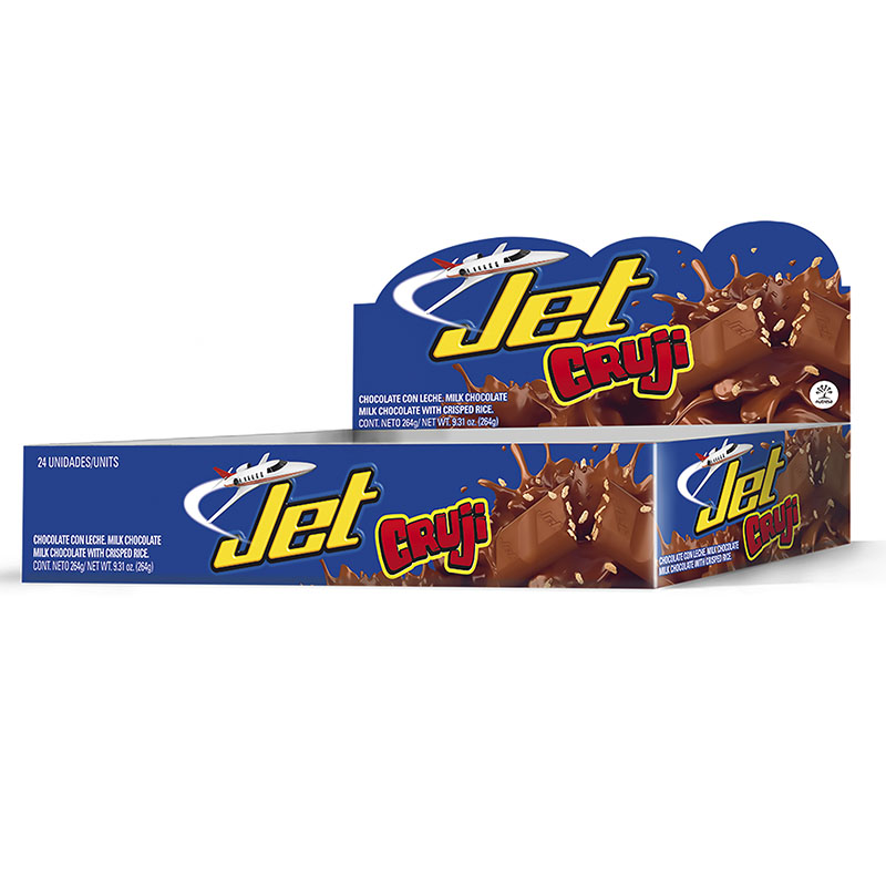 Chocolatina Jet Cruji 11 Gr 24 Unidades - Imagen 2