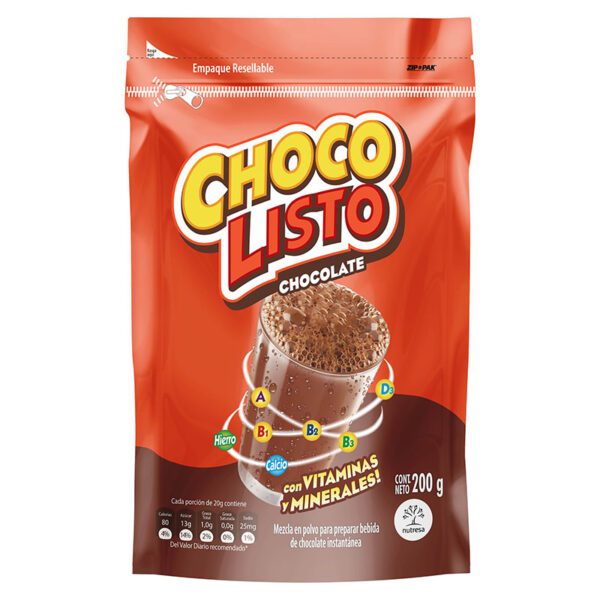 Chocolisto Instantaneo 200 Gr - Imagen 2