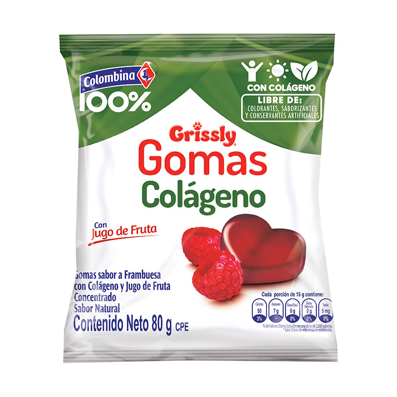 Gomas Grissly Colágeno 80 Gr - Imagen 2
