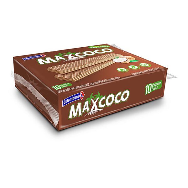 Galleta Max Coco Wafer 10 Unidades - Imagen 2