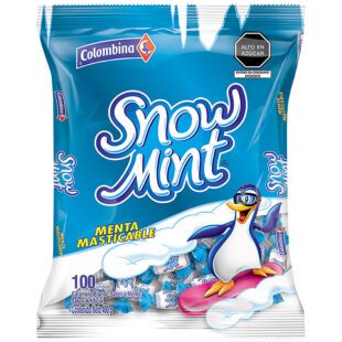 Menta Snow Mint 100 Unidades