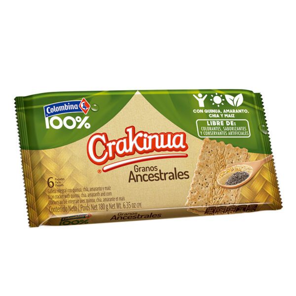 Crakinua Granos Ancestrales 30Gr 6 Unidades