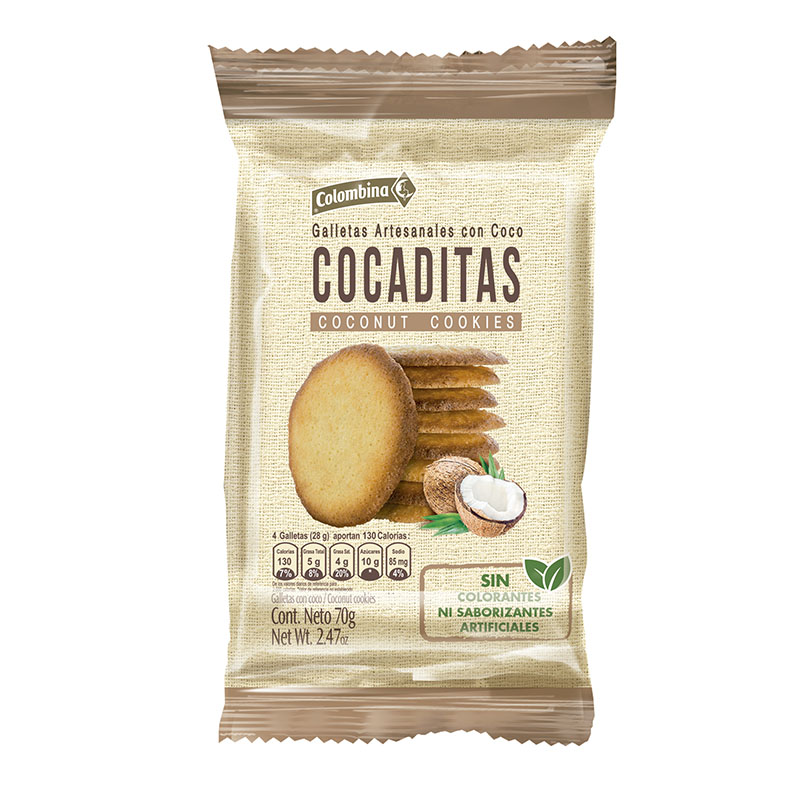 Galleta Colombina Cocaditas 70 Gr - Imagen 2