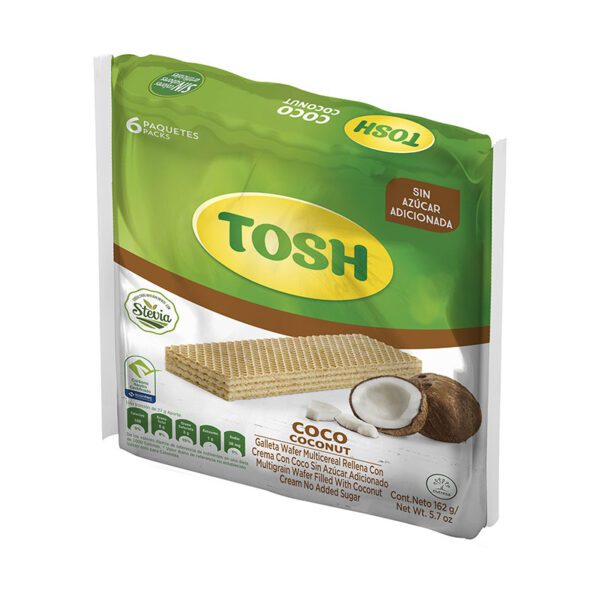 Galleta Tosh Wafer Multicereal Coco 6 Unidades - Imagen 2
