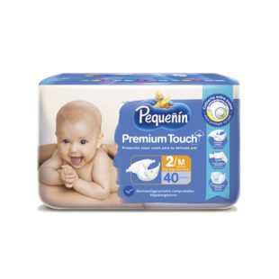 Pañal Pequeñin  Premium Touch Etapa 2 Med 40 Unidades