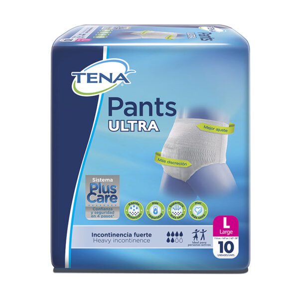 Pañal Tena Pants Ultra Large Plus Care 10 Unidades