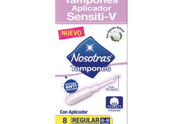 Tampones Nosotras Con Aplicador Regular Sensiti-V 8 Unidades