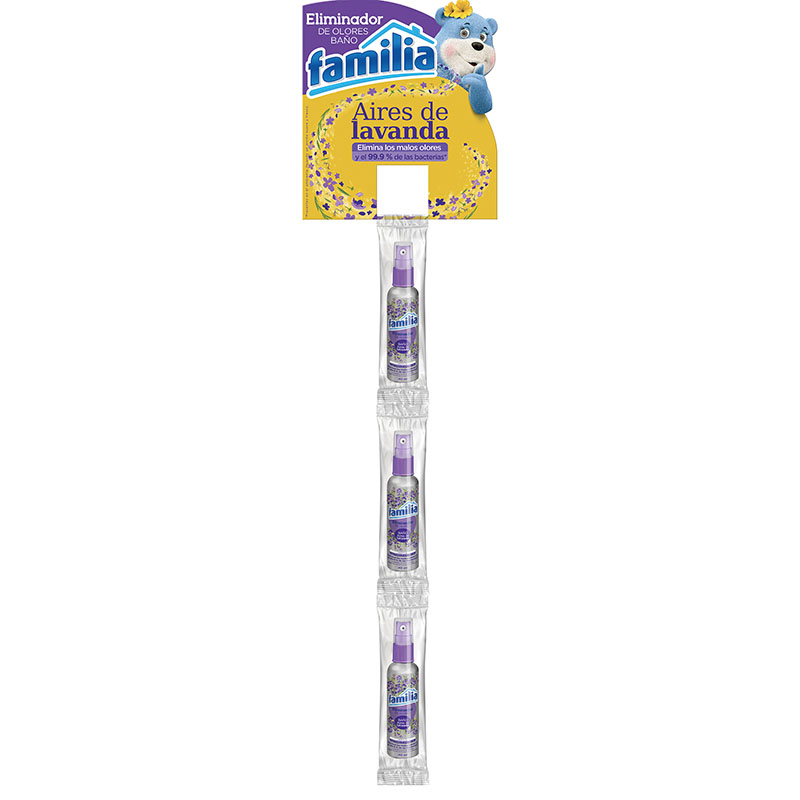 Eliminador Olor Baño Familia 40 Ml 3 Unidades Ristra - Imagen 2
