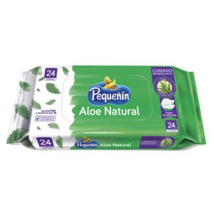 Paños Húmedos Pequeñín Aloe Vera 24 Unidades