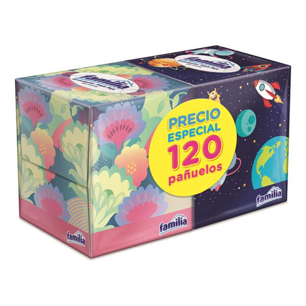 2 Pañuelos Familia Cubo 60 Th Precio Especial - Imagen 2