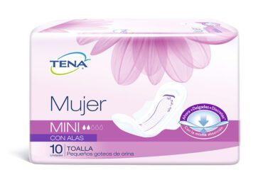 Toalla Tena Mujer Mini Alas 10 Unidades