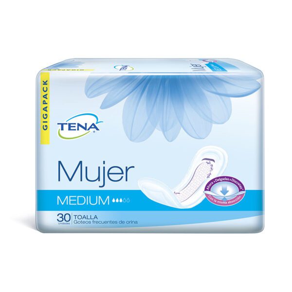 Toalla Tena Mujer Medium 30 Unidades - Imagen 2