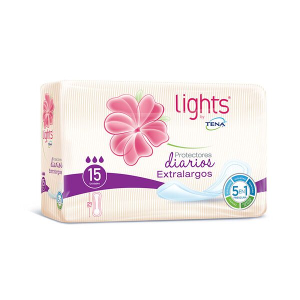 Protector Lights By Tena Extra Largo 15 Unidades - Imagen 2
