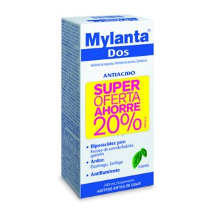 Mylanta Dos Menta 240 Ml S.Oferta Ah.20%