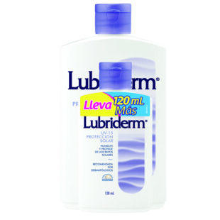 Lubriderm Loción U/V 15 400 Ml+Lubriderm 120