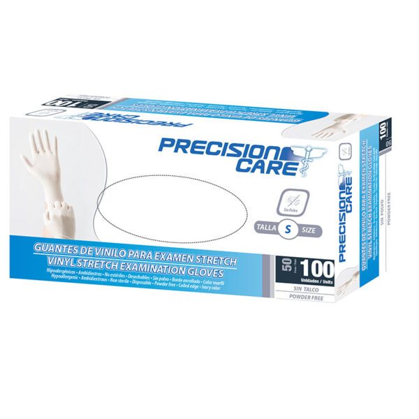 Guante De Vinilo Strech Pre.Care S 100 U - Imagen 2