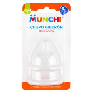 Chupo Munchi Boca Ancha 2 Unidades