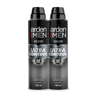 2 Desodorantes Afm Silver Spray 165 Ml