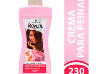 Crema Para Peinar Konzil Seda Líquida Complejo Vita12 230 Ml