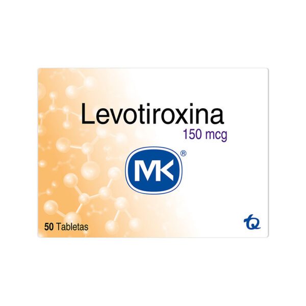 Levotiroxina 150 Mcg 50 Tabletas Mk