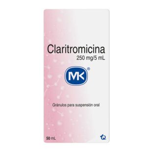 Claritromicina 250 Mg Suspensión 50 Ml Mk