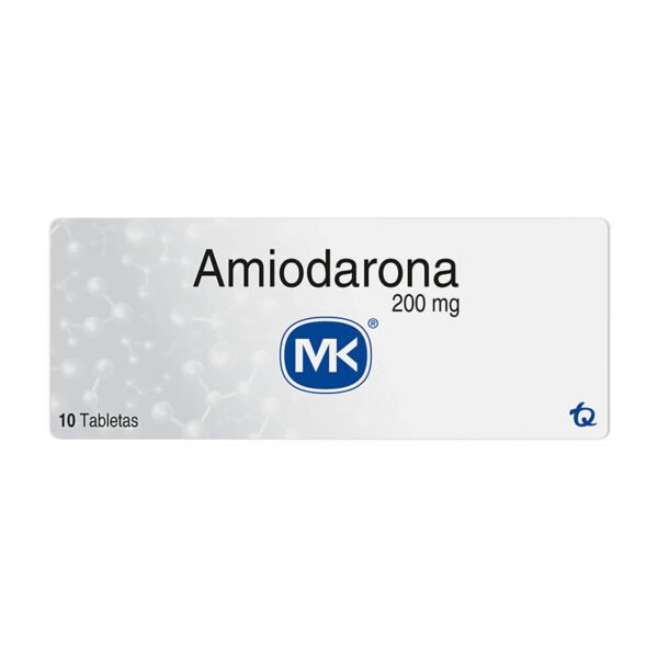 Amiodarona 200 Mg 10 Tabletas Mk - Imagen 2