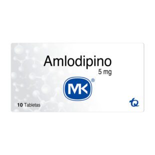 Amlodipino 5 Mg 10 Tabletas Mk