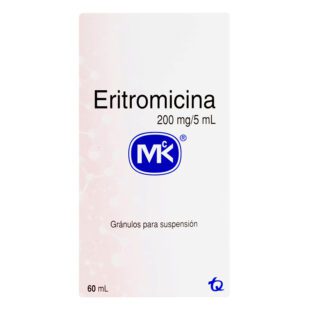 Eritromicina 200 Mg Suspension 60 Ml Mk