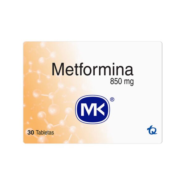 Metformina 850 Mg 30 Tabletas Mk - Imagen 2